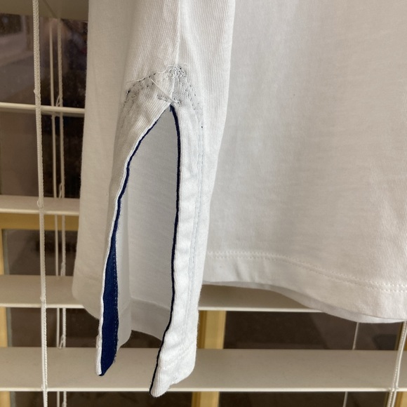 Talbots navy and white beach coverup - Picture 7 of 8